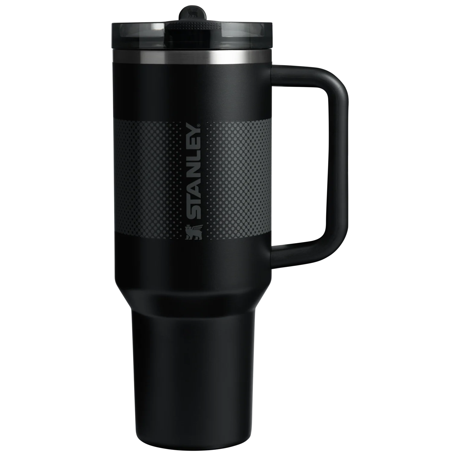 The Quencher ProTour Flip Straw Tumbler Black Fade 40 OZ