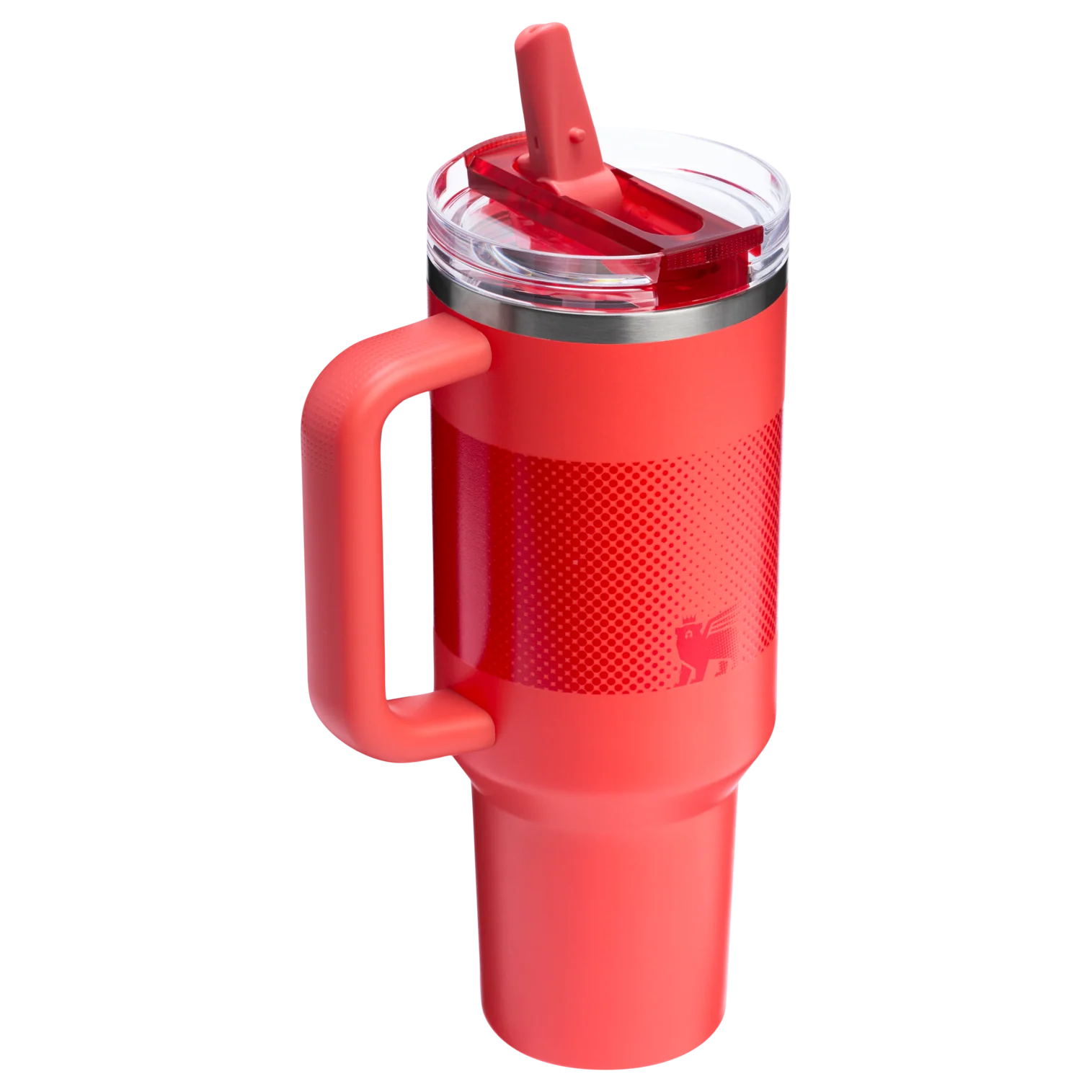 The Quencher ProTour Flip Straw Tumbler Hot Coral Fade 40 OZ