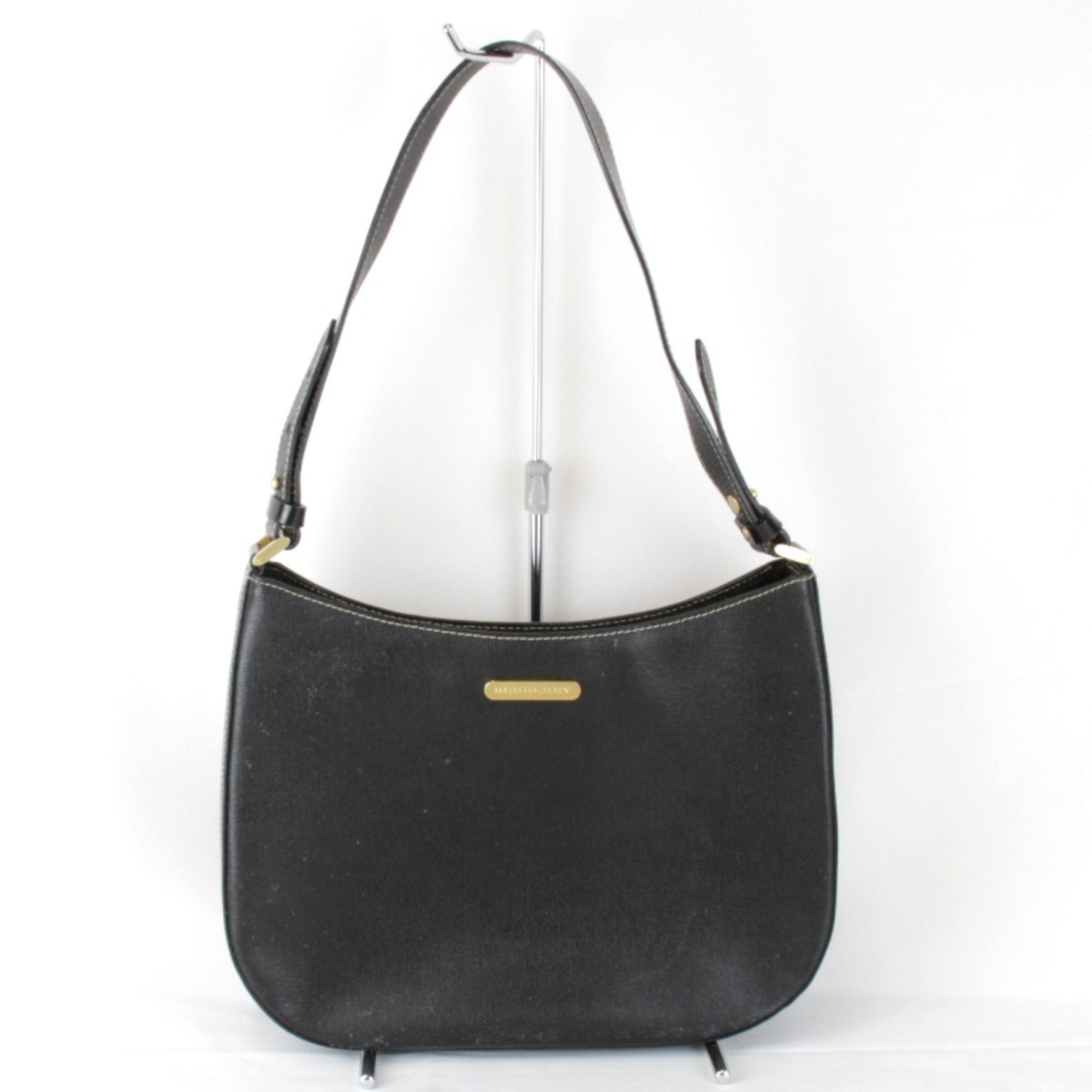 Burberry Leather Shoulder Bag (Pre-Owned)