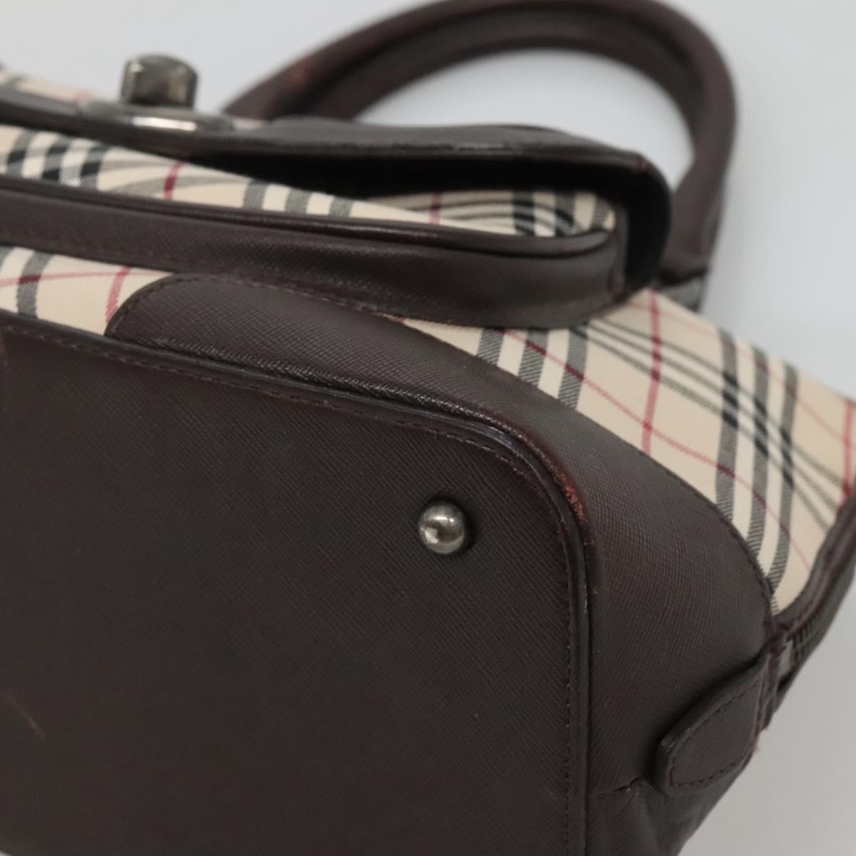 Burberry Nova Check Canvas Handbag (Pre-Owned)