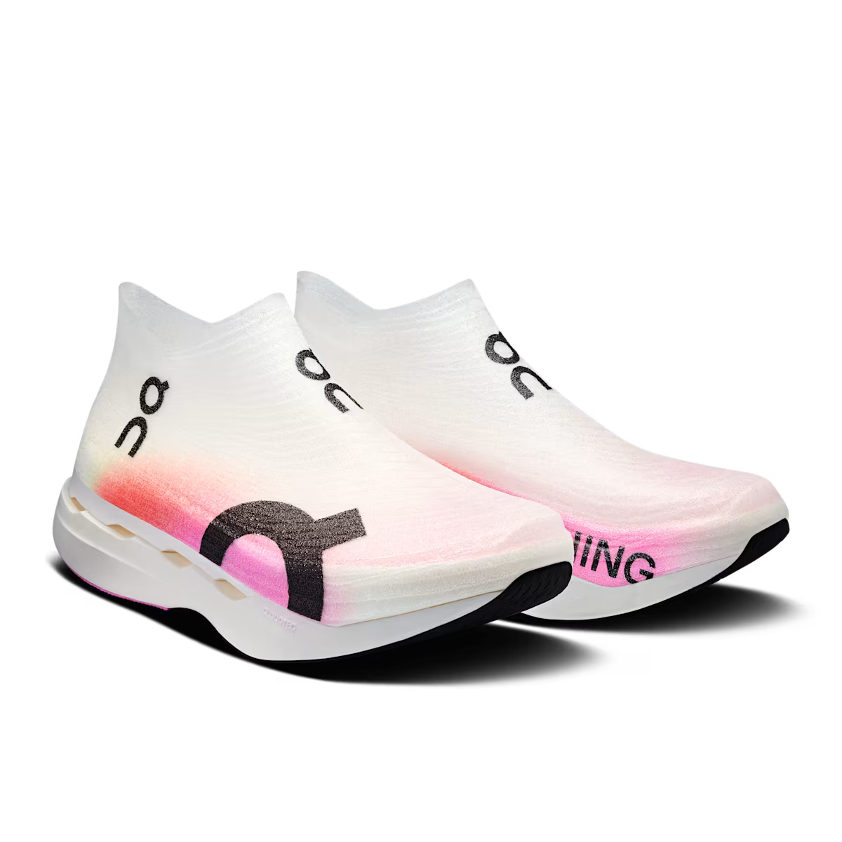 On Running Cloudboom Strike LS White Raspberry