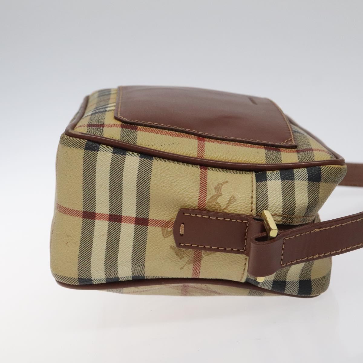Burberry Haymarket Canvas Shoulder Bag (Pre-Owned)