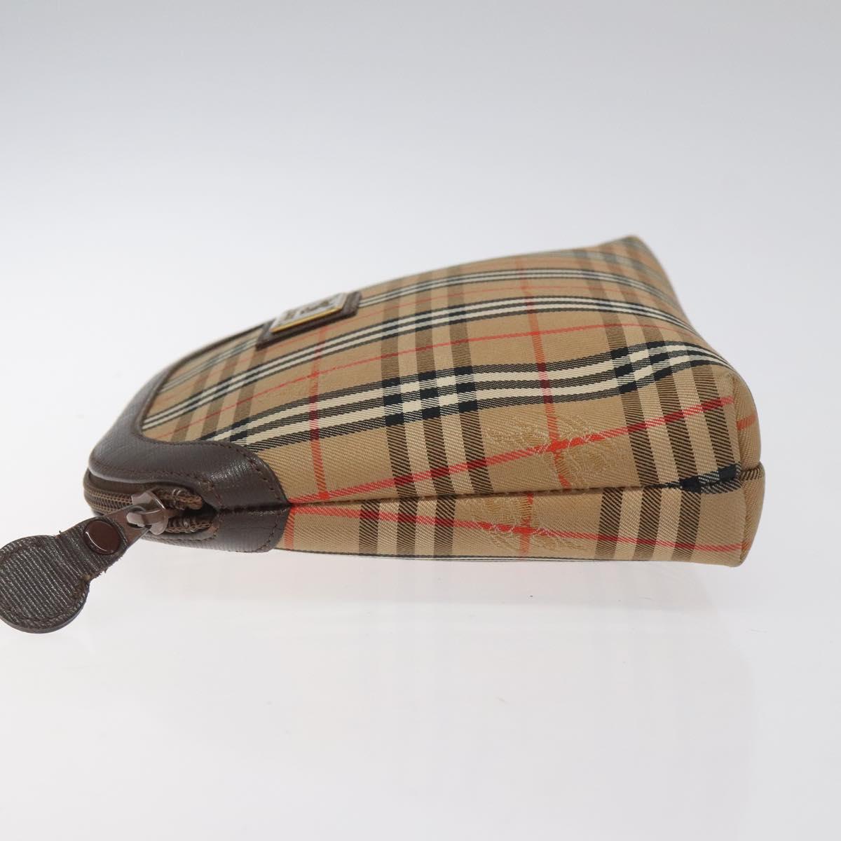 Burberry Nova Check Canvas Clutch Bag (Pre-Owned)
