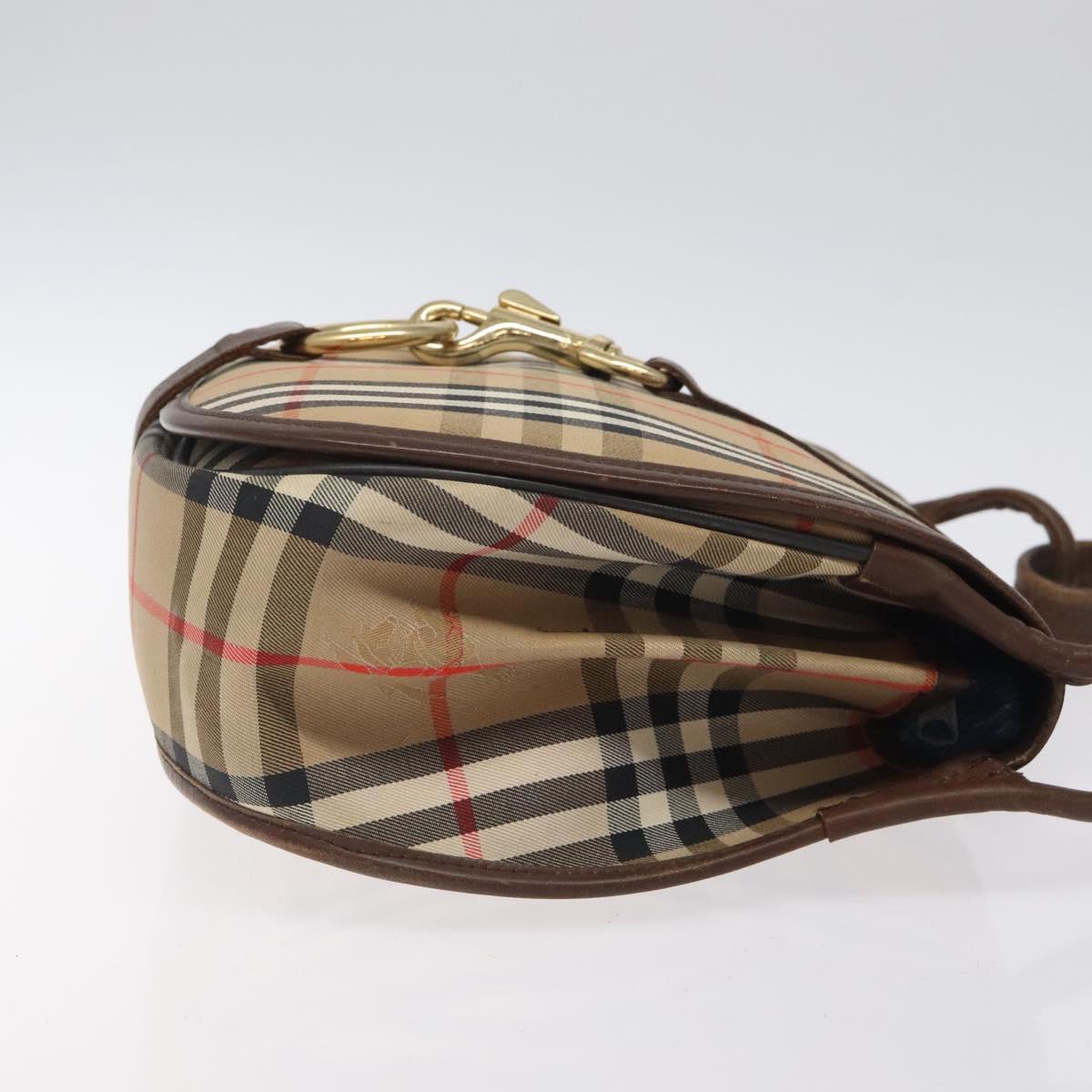 Burberry Haymarket Canvas Shoulder Bag (Pre-Owned)
