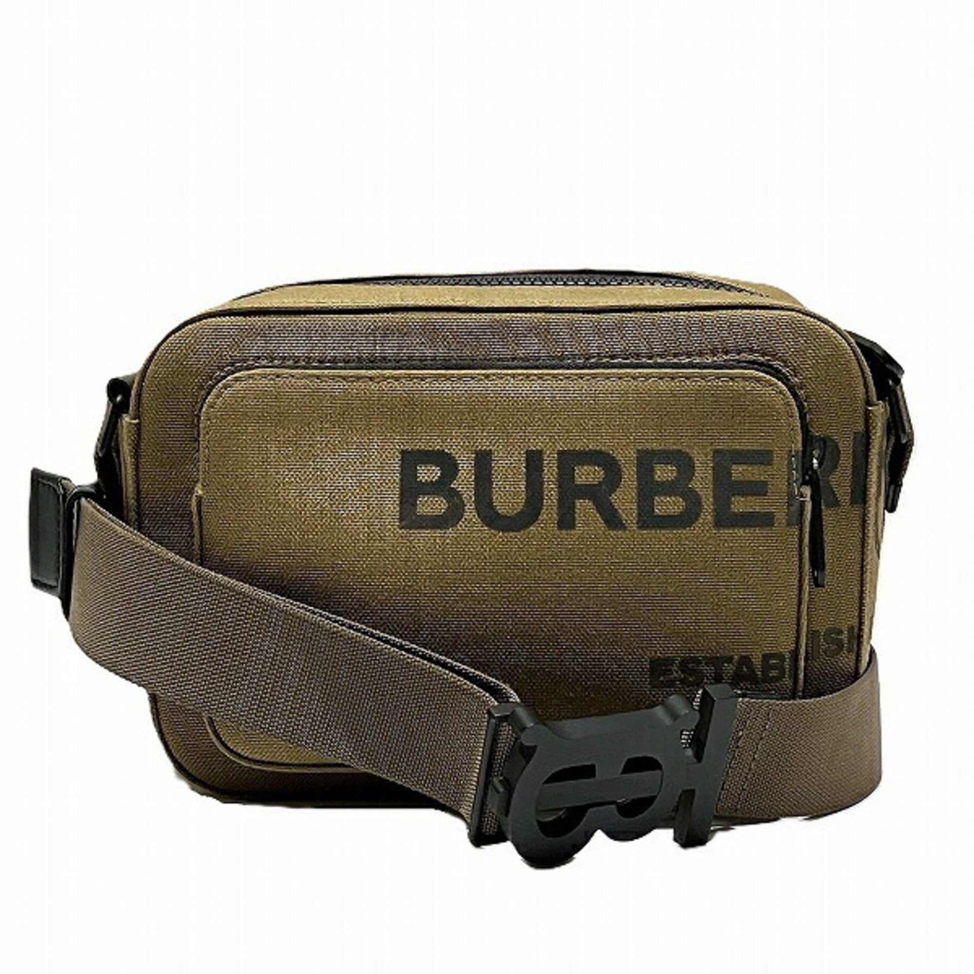 Burberry Canvas Shoulder Bag Sling Bag (Pre-Owned)