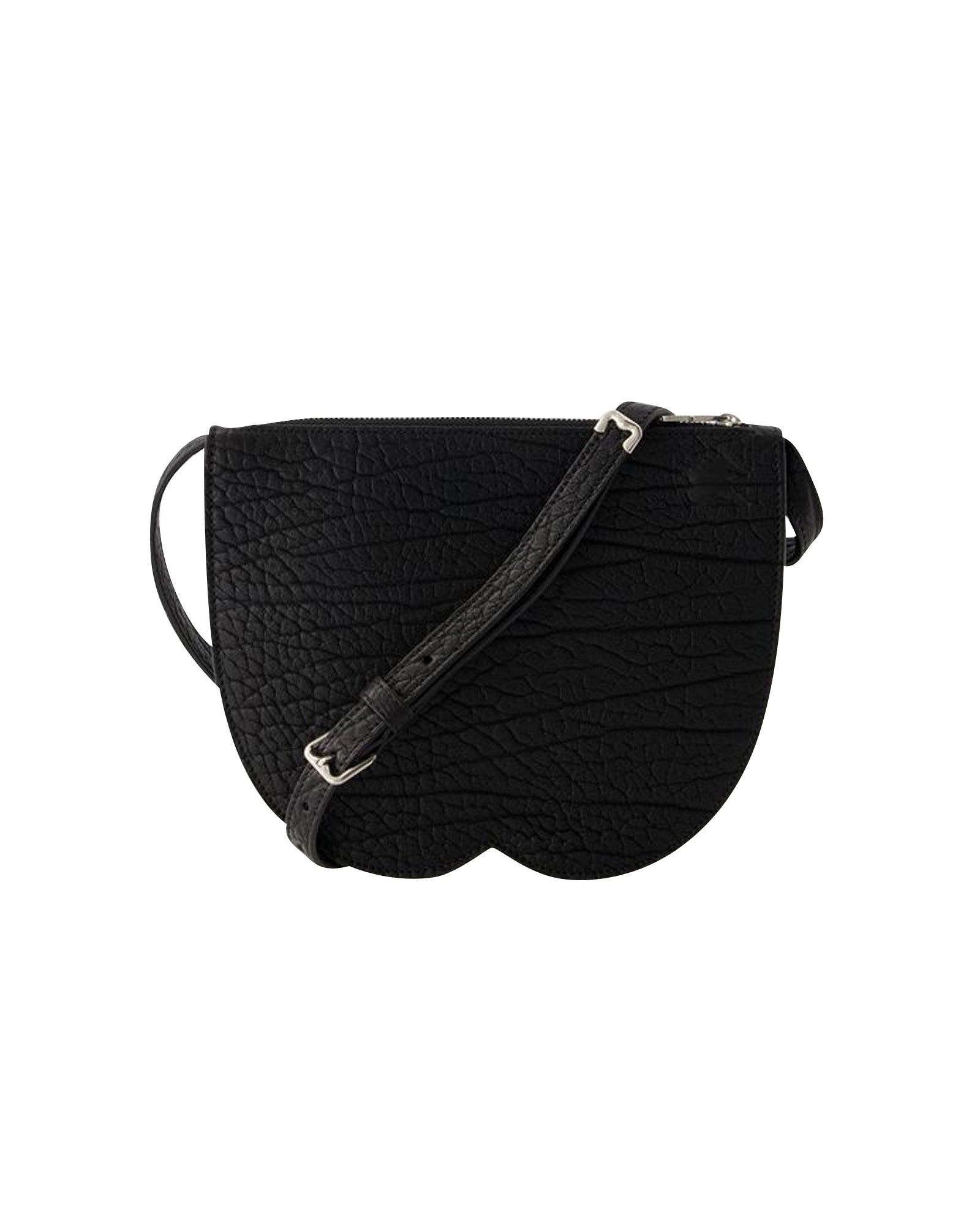 Mini Chess Clutch - Burberry - Leather - Black