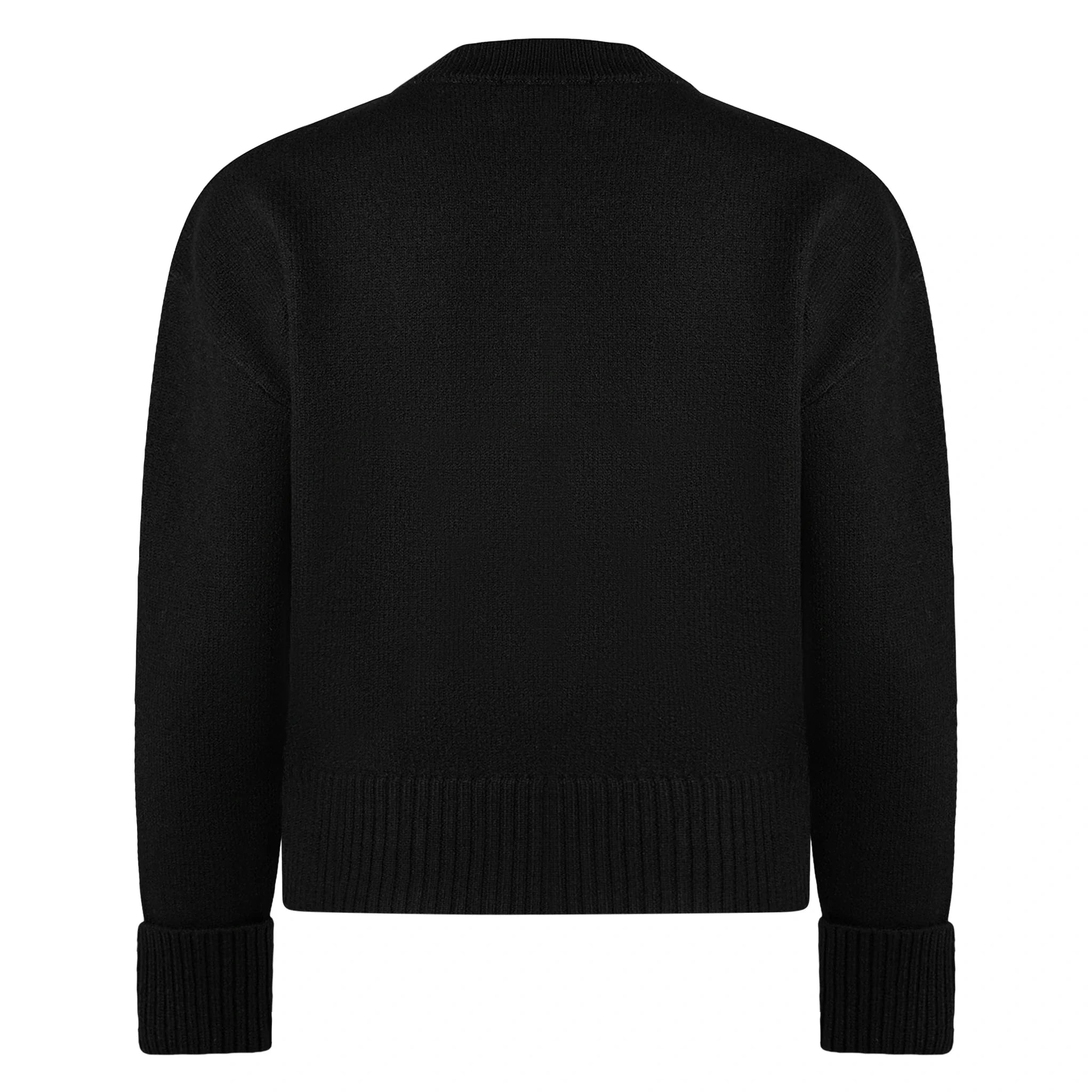 Ami Paris Ami De Coeur Black Red Cardigan