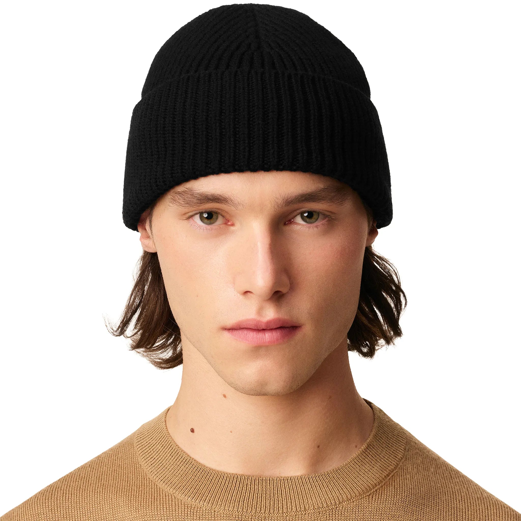 Ami Paris Ami de Coeur Black Red Beanie