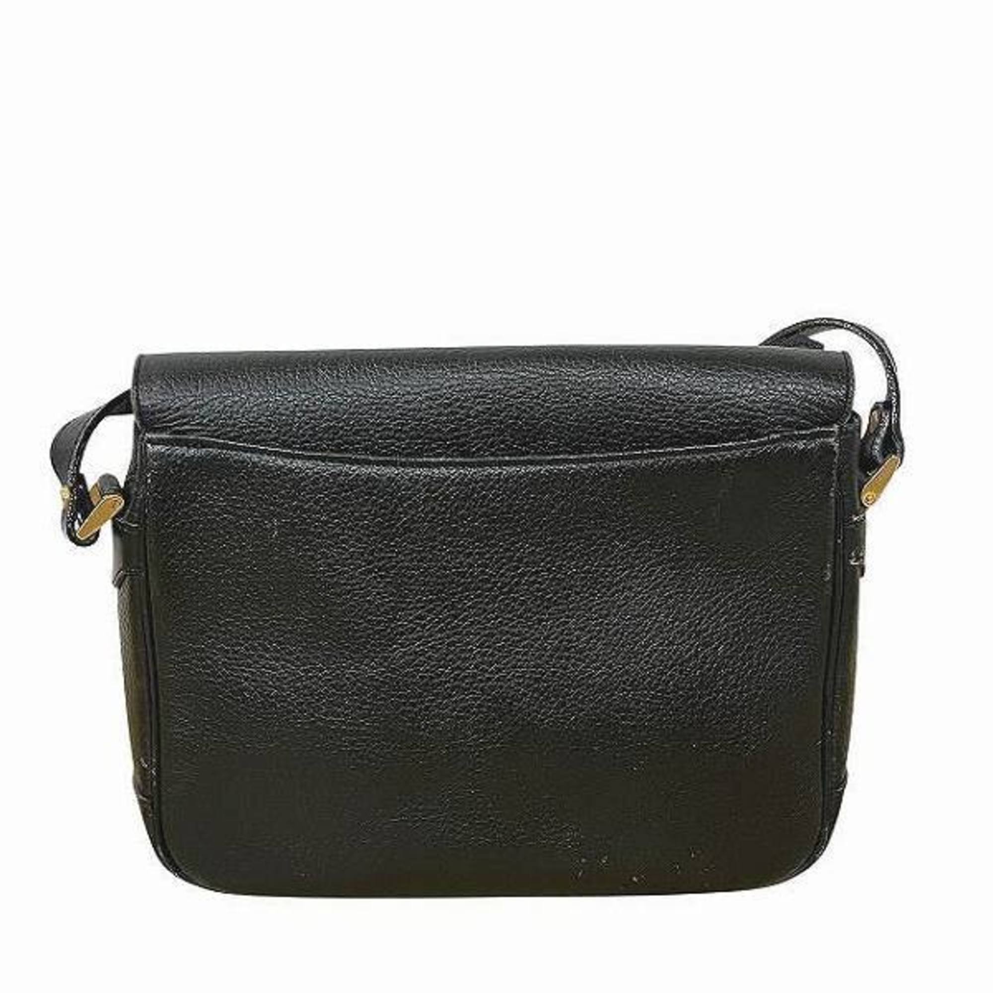 Burberry Leather Shoulder Bag (Pre-Owned)