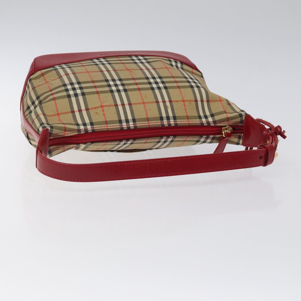 Burberry Nova Check Canvas Shoulder Bag (Pre-Owned)