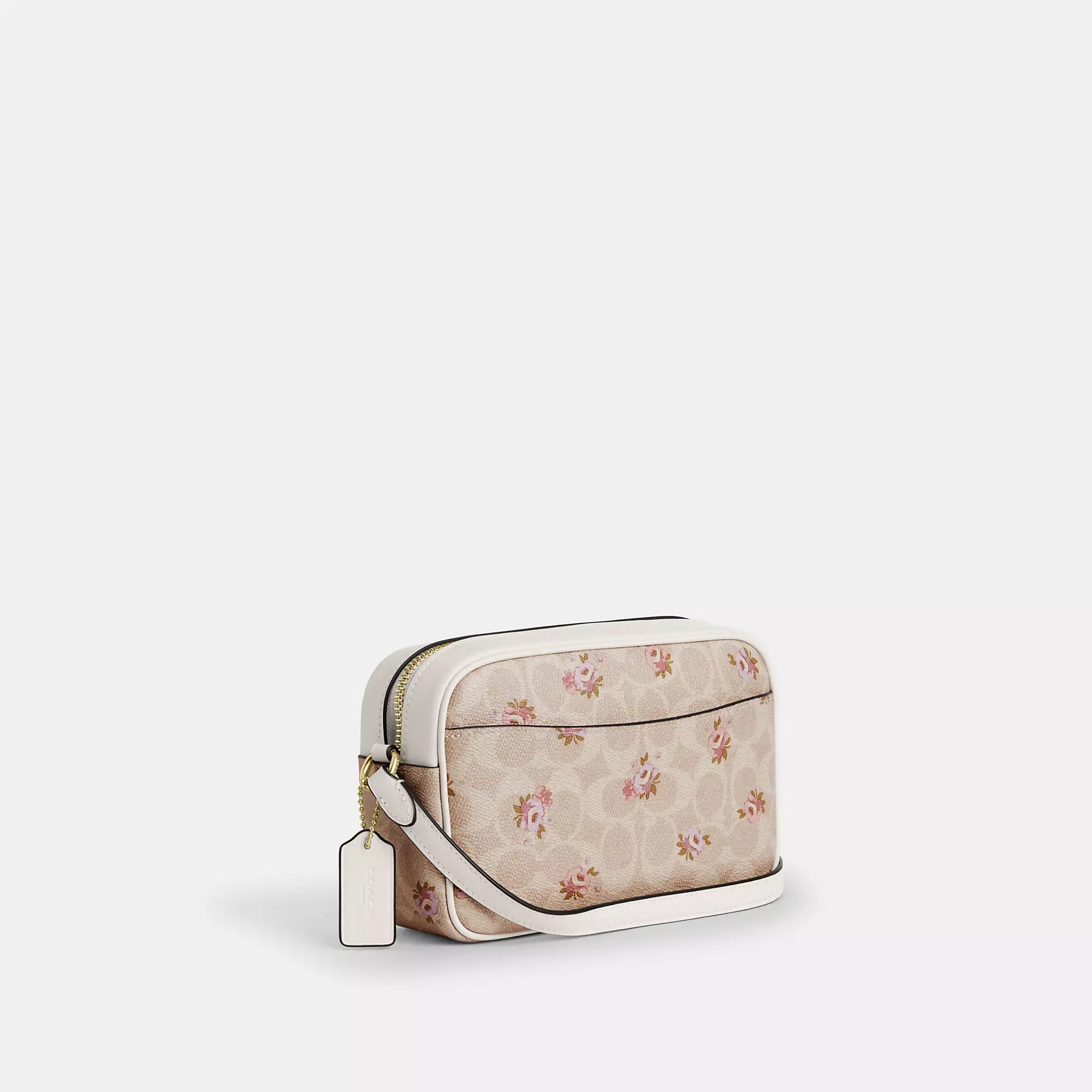 Coach Mini Jamie Camera Bag In Signature Canvas With Floral Print