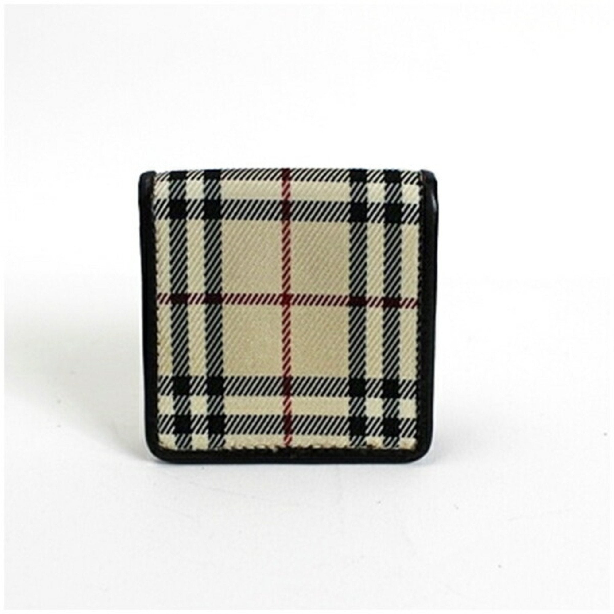 Burberry   Canvas Leather Coin Purse/Coin Case (Pre-Owned)