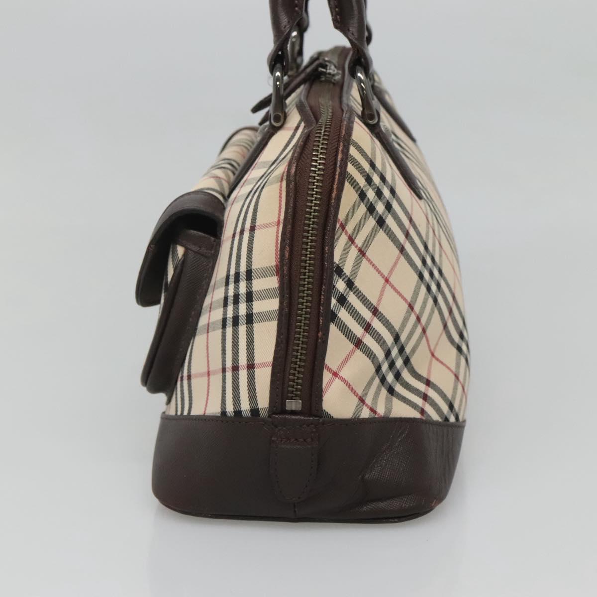 Burberry Nova Check Canvas Handbag (Pre-Owned)