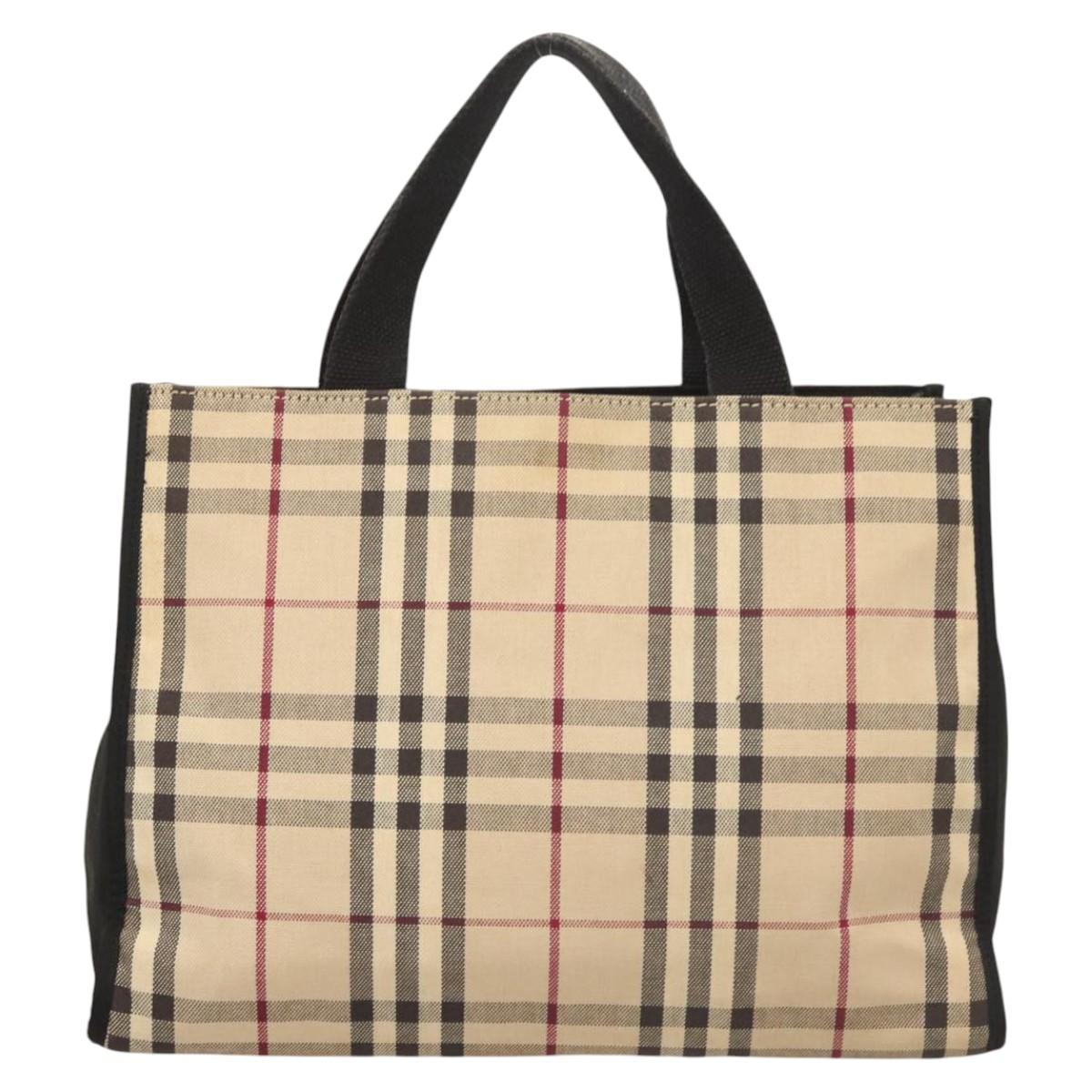 Burberry Nova Check Canvas Tote Bag (Pre-Owned)