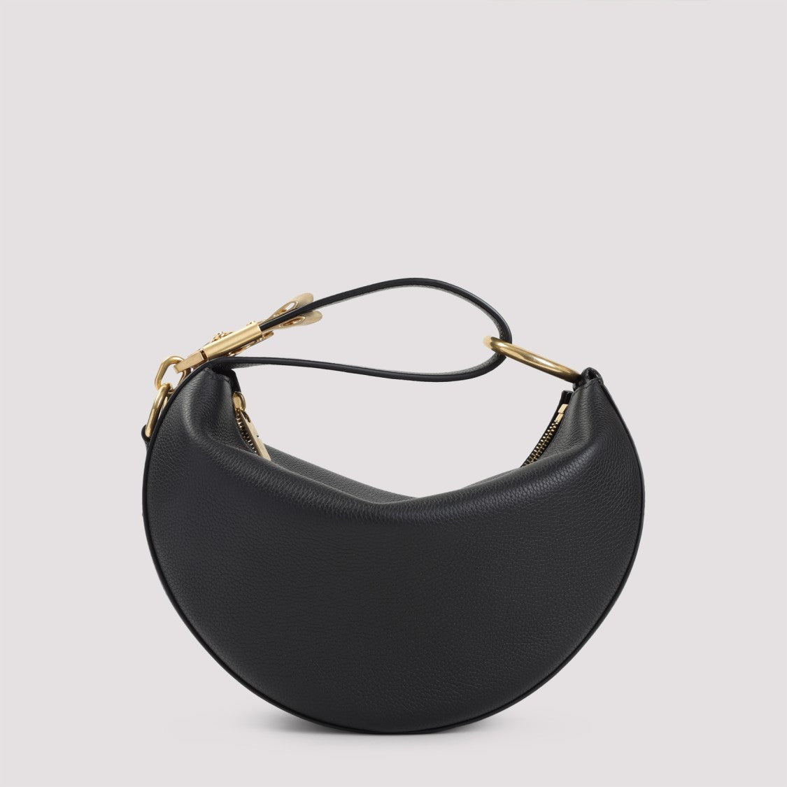 Black Leather Junior Knight Bag