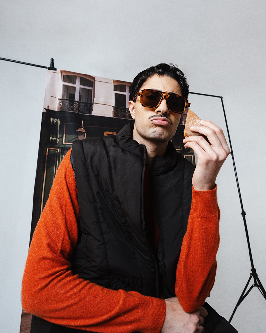 Puffer Jacket Sleeveless in Black