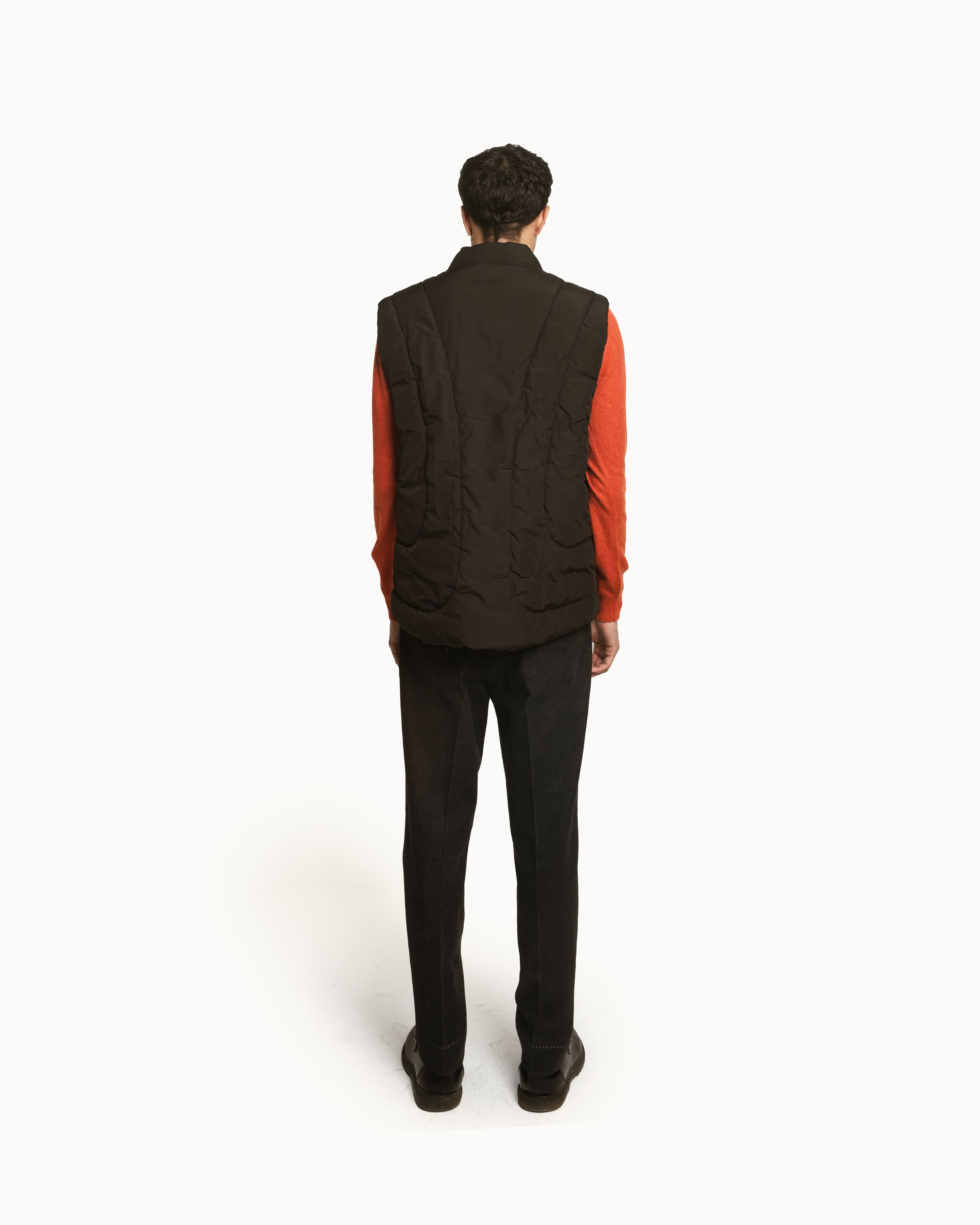 Puffer Jacket Sleeveless in Black