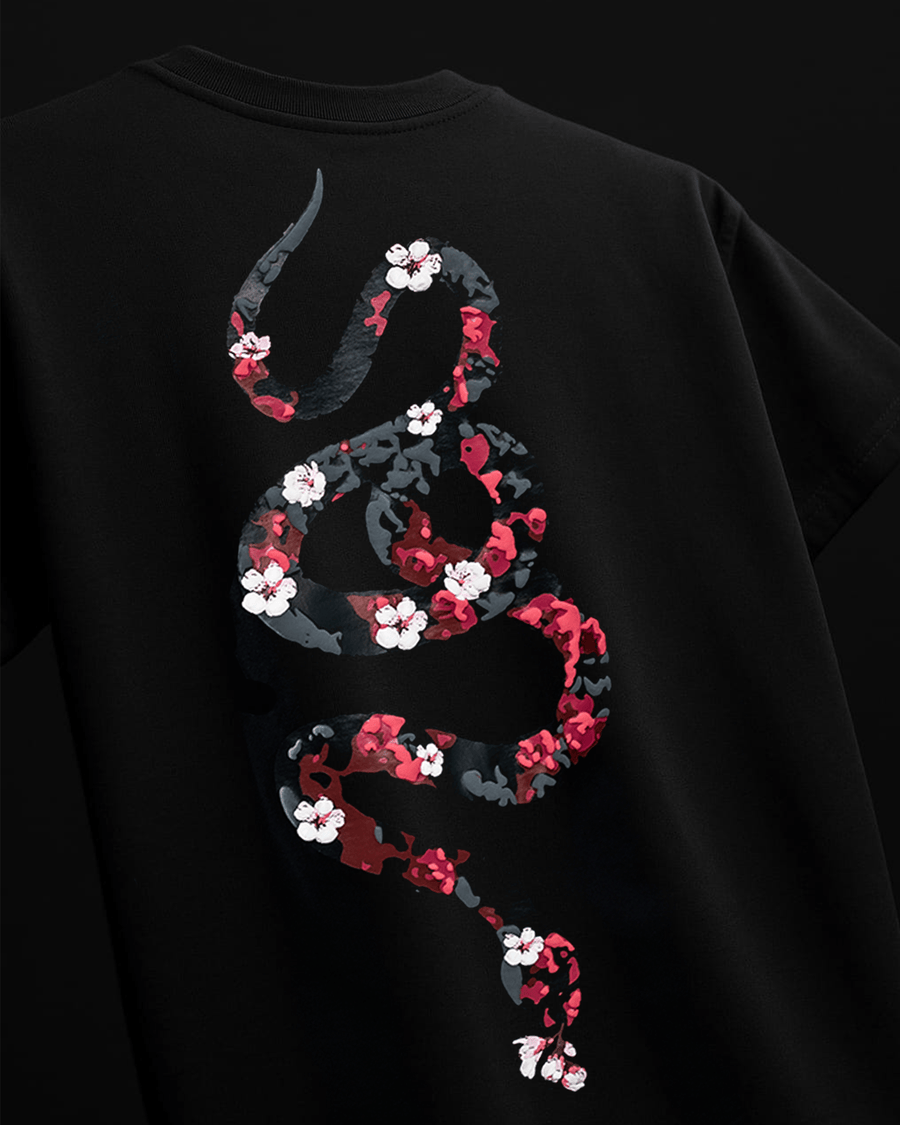 BLOOMED SNAKE TEE