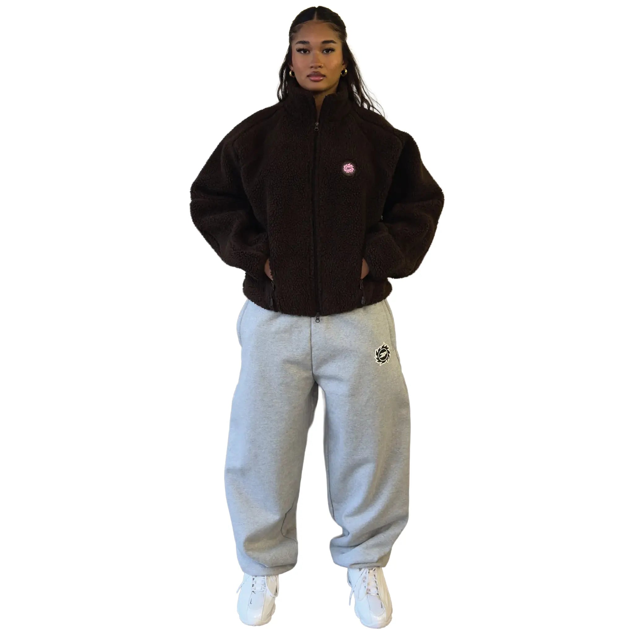 Broken Planet Mocha Brown Polar Fleece