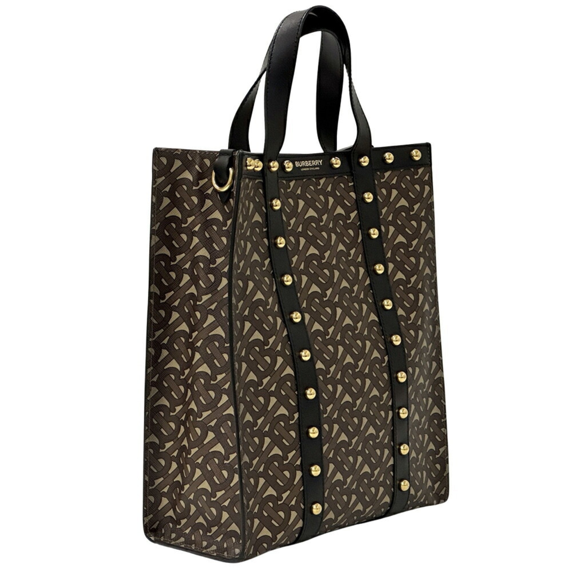 Burberry  Pvc Handbag Shoulder Bag Tote Bag (Pre-Owned)