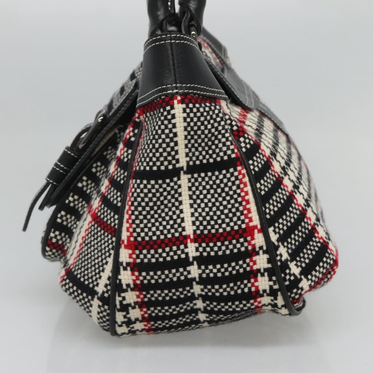 Burberry Nova Check Wool Tote Bag (Pre-Owned)