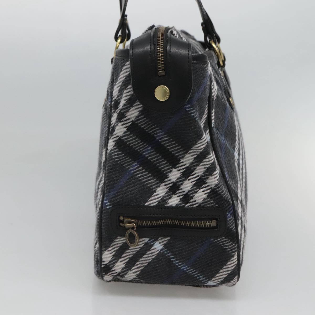 Burberry Label Wool Tote Bag (Pre-Owned)
