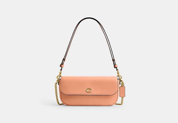 Brook Flap Chain Bag - Brass/Peach