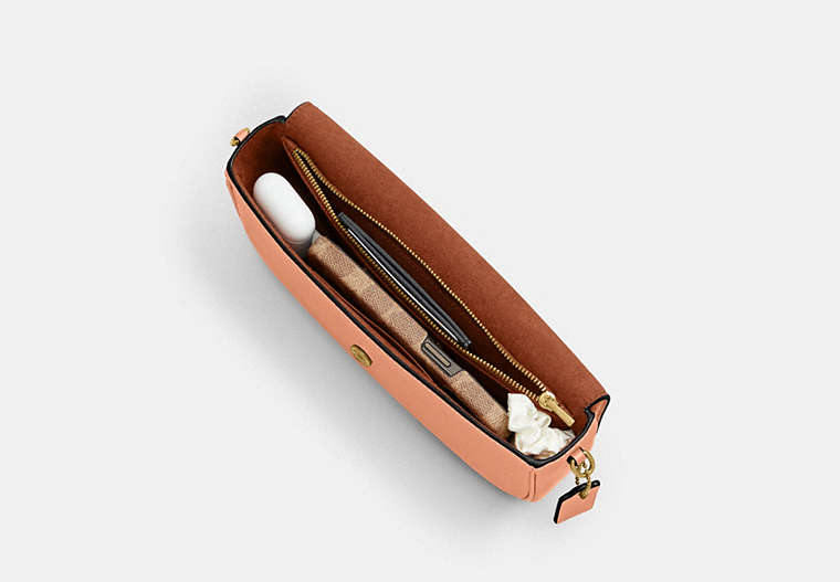 Brook Flap Chain Bag - Brass/Peach