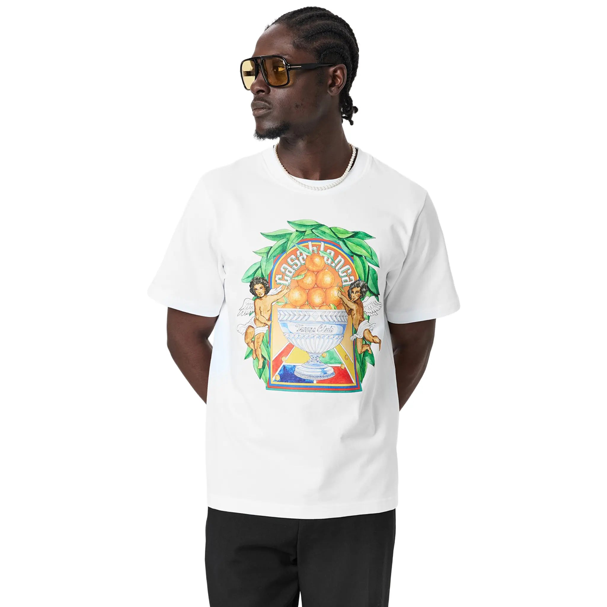 Casablanca Casa Triomphe White T Shirt