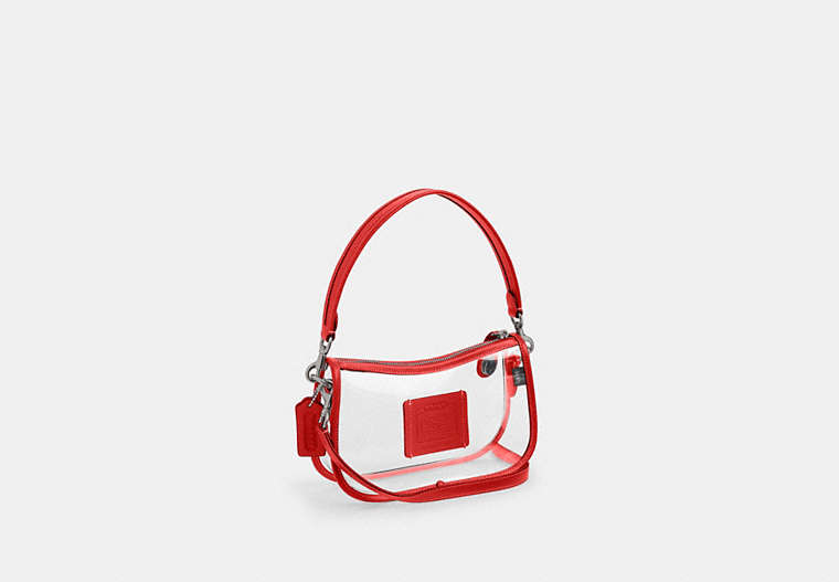 Stadium Swinger Bag - Silver/Sport Red