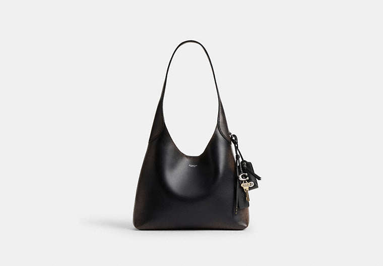 Brooklyn Shoulder Bag 28 - Silver/Black Brown