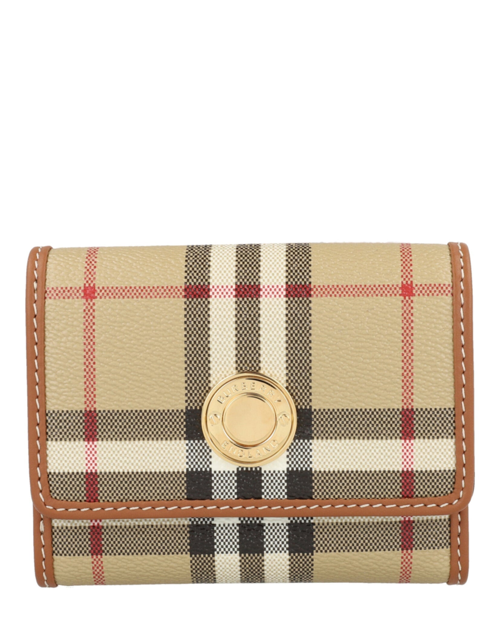 Blueberry Lancaster Check Trifold Wallet