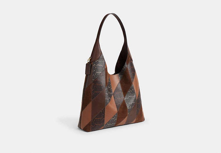 Brooklyn Shoulder Bag 39 - Brass/Maple Multi