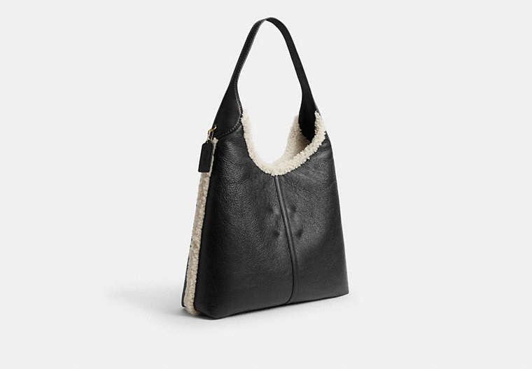 Brooklyn Shoulder Bag 39 - Brass/Black Natural