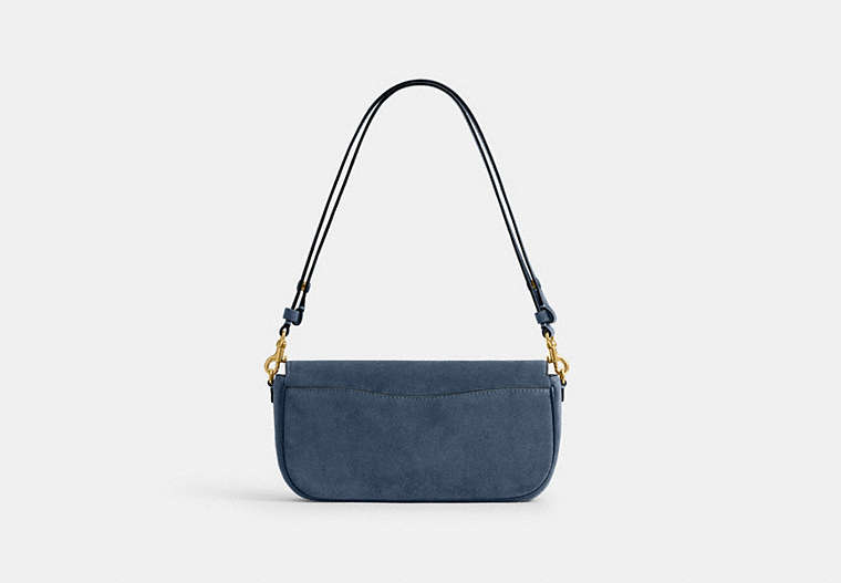 Brook Flap Chain Bag - Brass/Light Denim