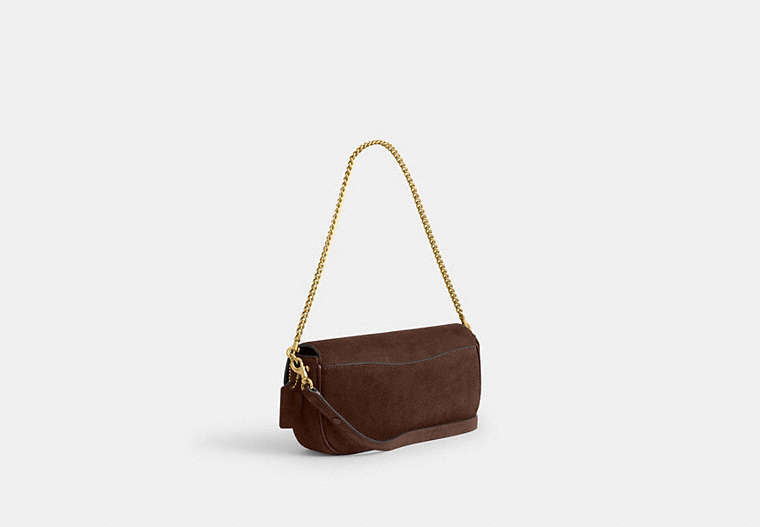 Brook Flap Chain Bag - Brass/Dark Chocolate