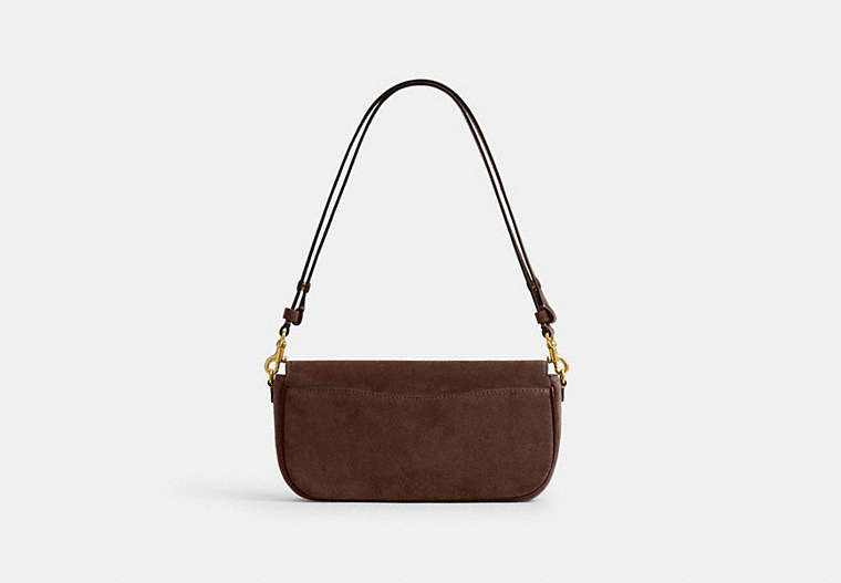 Brook Flap Chain Bag - Brass/Dark Chocolate