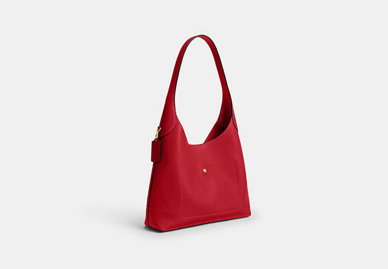 Brooklyn Shoulder Bag 34 - Brass/Scarlet