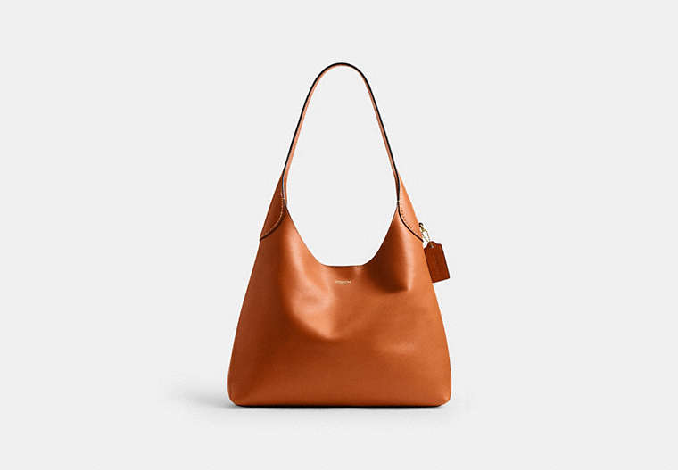 Brooklyn Shoulder Bag 34 - Brass/Toffee