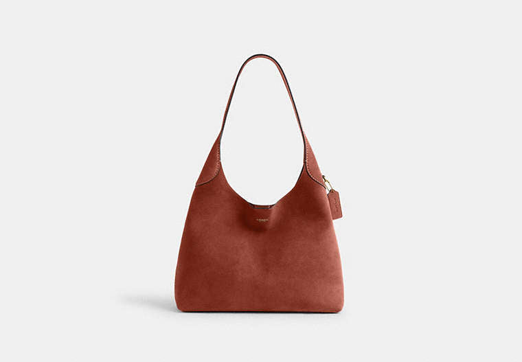 Brooklyn Shoulder Bag 34 - Brass/Clay