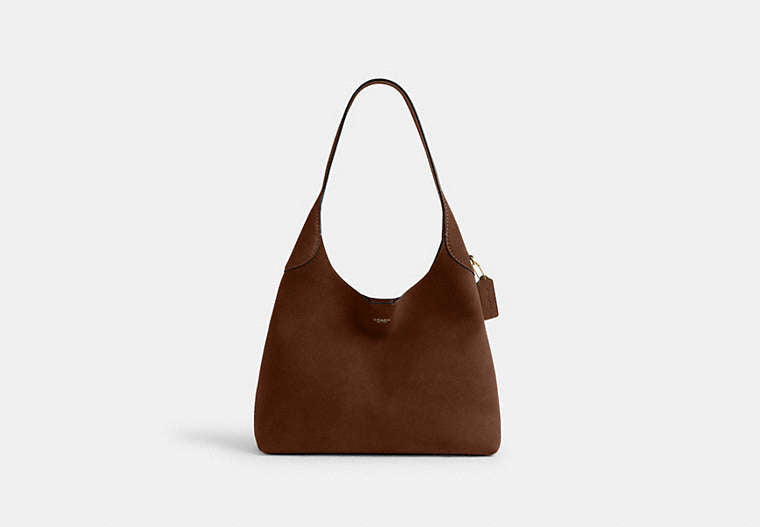 Brooklyn Shoulder Bag 34 - Brass/Warm Brown