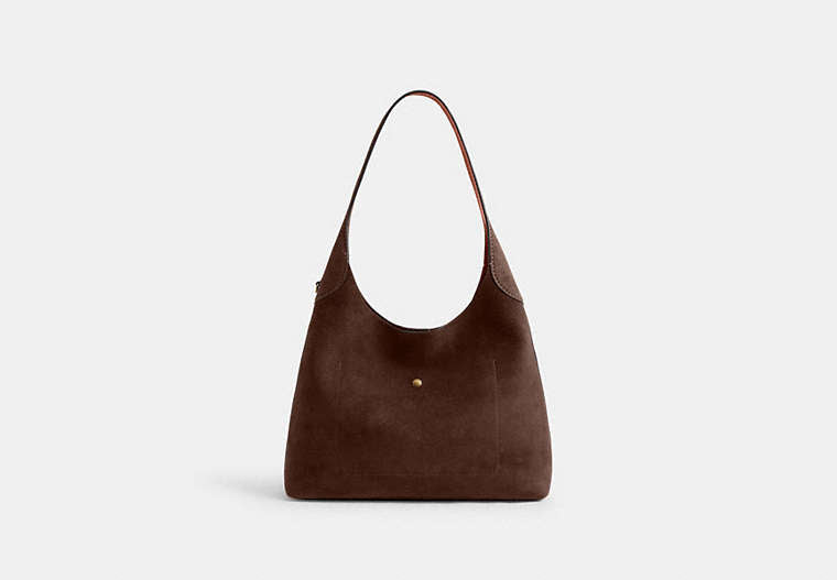 Brooklyn Shoulder Bag 34 - Brass/Dark Chocolate