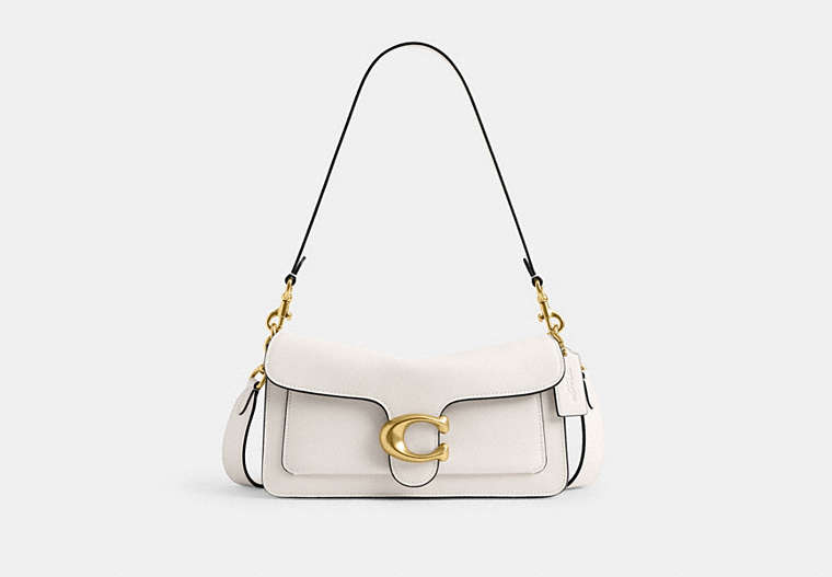 Tabby Shoulder Bag 26 - Brass/Chalk