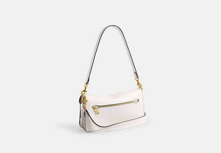 Tabby Shoulder Bag 26 - Brass/Chalk