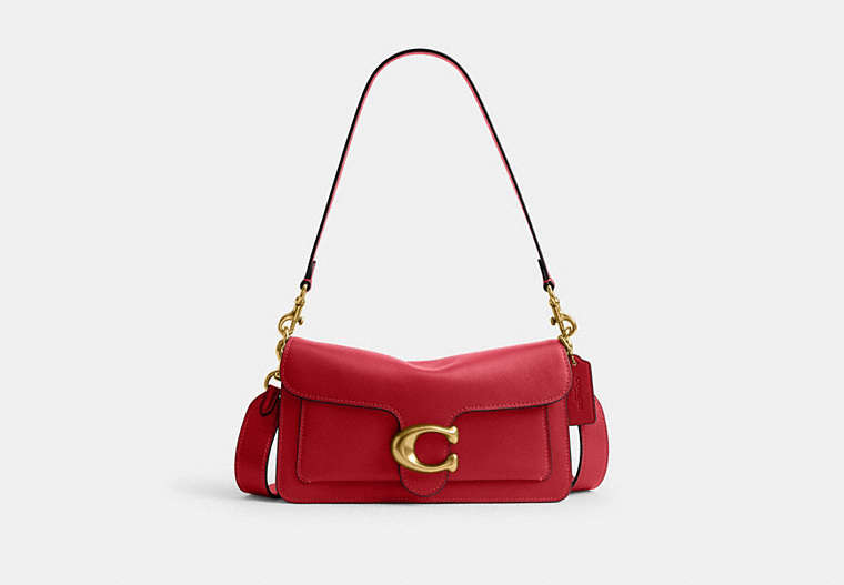 Tabby Shoulder Bag 26 - Brass/Poppy