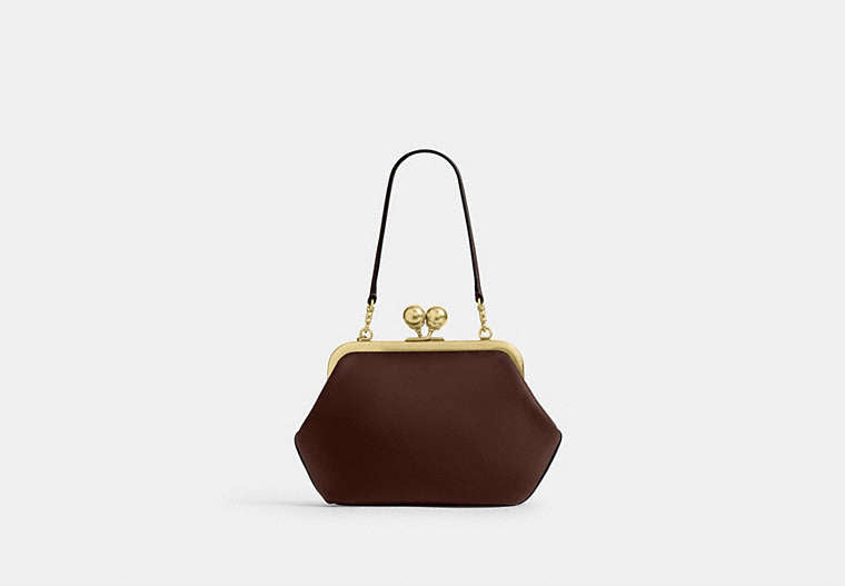 Kisslock Frame Bag 16 - Brass/Maple