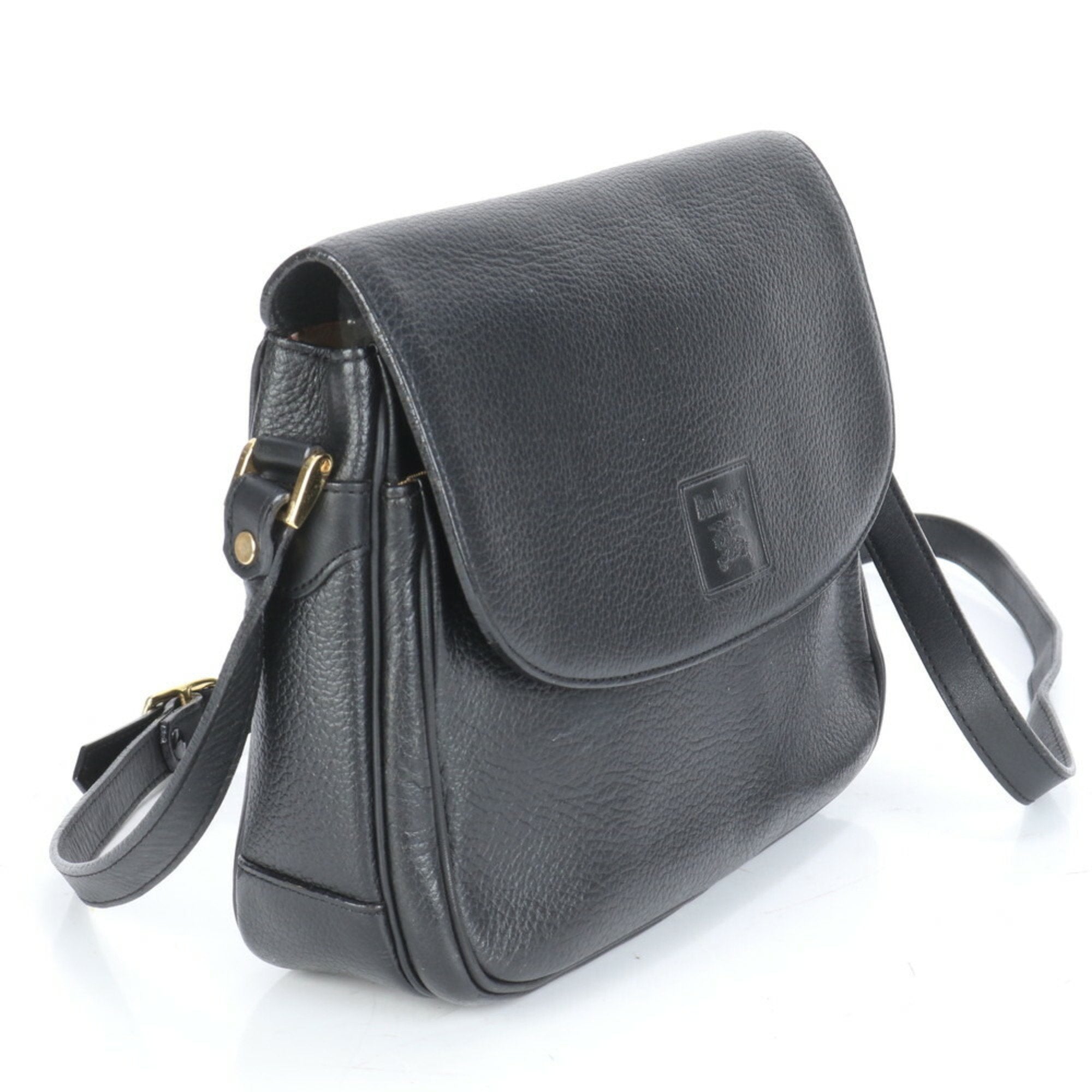 Burberry Leather Shoulder Bag Tote Bag (Pre-Owned)
