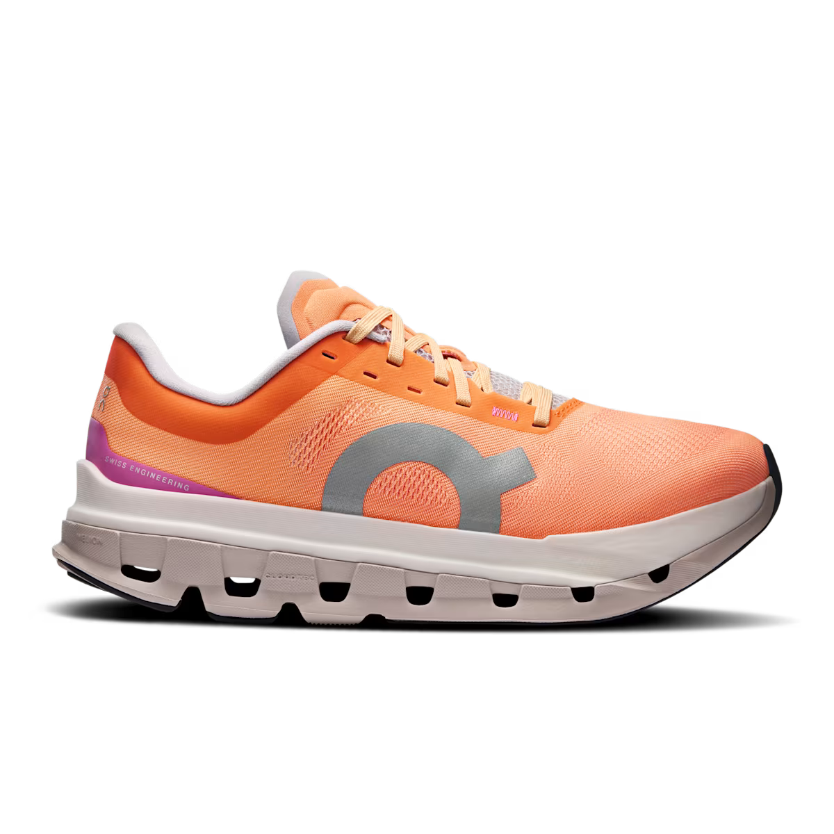 On Running Cloudflow 5 Tangerine Silver (W)