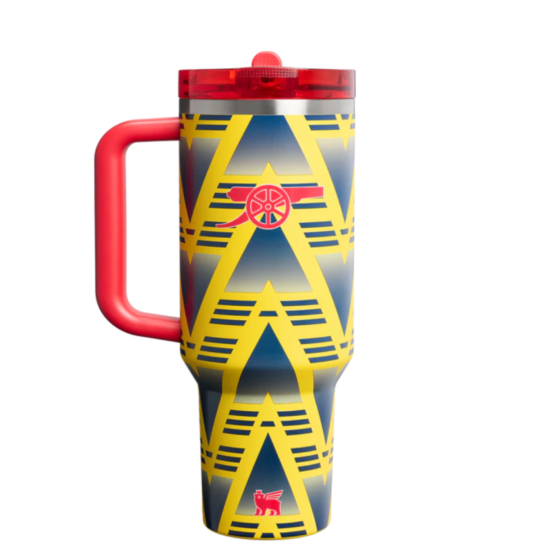 STANLEY x Arsenal TUMBLER Mug 1913 ProTour Flip Straw Arsenal Bruised Banana 40 oz (Limited Edition)