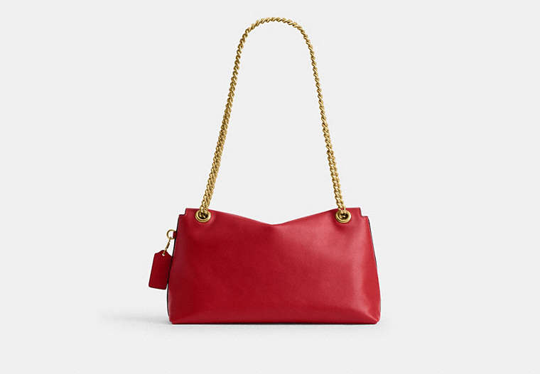 Chelsea Shoulder Bag 30 - Brass/Scarlet